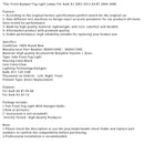 Pair Front Bumper Fog Light Lamps For Audi A3 2003-2013 A4 B7 2004-2008