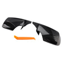 2PCS M Style Wing Car Side Mirror Cover Caps for BMW E46 Sedan E39 4DR 1998-2005