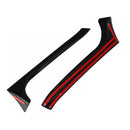 2008-2013 VW Golf MK6 GTI Gloss Black Pair Rear Window Side Wing Spoiler