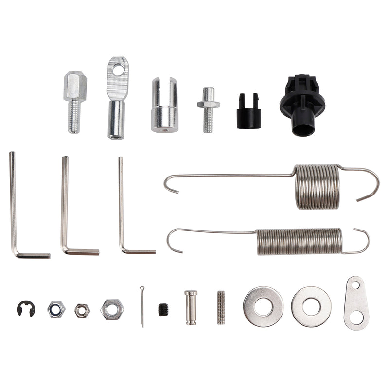 Universal Street Hot Rod Aluminum Gas Pedal 24" SS Throttle Cable & Spring Set