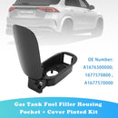 2019-2025 For Mercedes GLE W167 Gas Tank Fuel Filler Housing Pocket + Cover Pinted Kit
