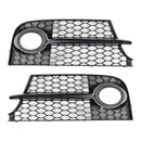 Honeycomb Front Bumper Fog Light Grille Fit Audi TT MK2 S-Line TTS 2011-14