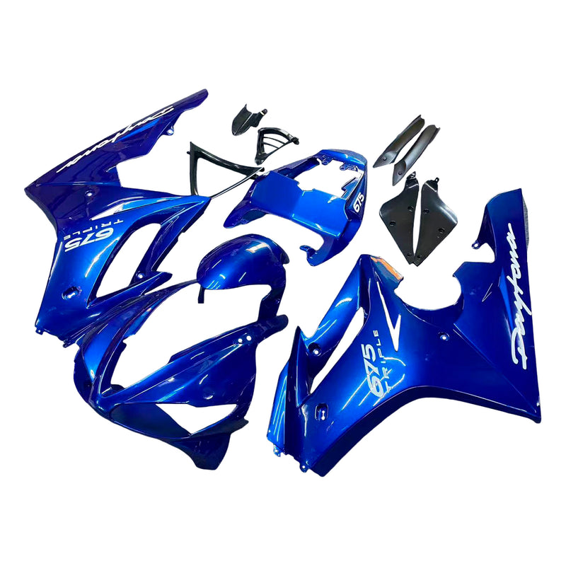 Fit For Triumph Daytona 675 2009-2012 Blue Bodywork Fairing ABS Injection Molding Generic