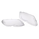2PCS Front Headlight Glass Clear Cover For BMW X5 E53 2004-2006