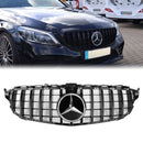 GTR Style Grill for 2019 Mercedes-Benz W205 C205 A205 - Replacement Grille with Camera