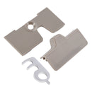 Fridge door catch/lock + backing plate caravan/motorhome RV For dometic