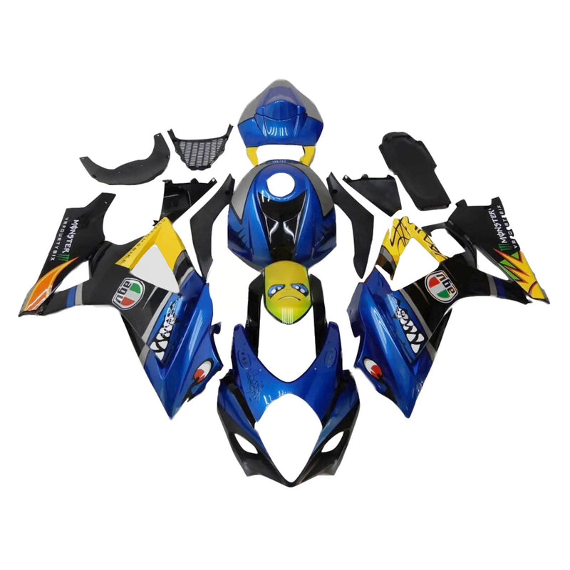 Amotopart Suzuki GSXR1000 2007-2008 K7 Fairing Kit Bodywork Plastic ABS