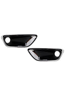 2PCS Front Fog Light Lamp Bezel 68261711AA Fit Jeep Grand Cherokee 2016-2020