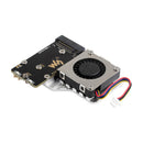 Raspberry Pi 5/5B PCIe to M.2 Adapter Board Radiator Fan Nvme Hard Disk Protocol