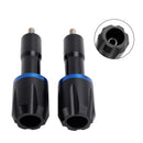 Cnc Anti-Crash Frame Sliders Protector Blue For Yamaha Yzf-R7 Yzf R7 2021-2023