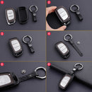 Leather Silicone Car Key Case Cover With Buckle For Hyundai