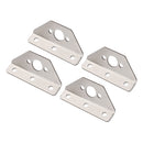 4x Windshield Wiper Repair Stainless Steel Brackets for Peterbilt 379 388 389