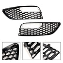 Audi A3 2012-2016 Mesh 2PCS Front Bumper Fog Light Surround Cover Grille