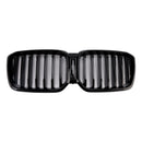 Front Bumper Kidney Grille Fit BMW X3 G01 X4 G02 2022-2025 Glossy Black