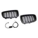 2012-2014 BMW 1 Series F20 F21 2PCS Front Bumper Kidney Grille Grill 551137239021