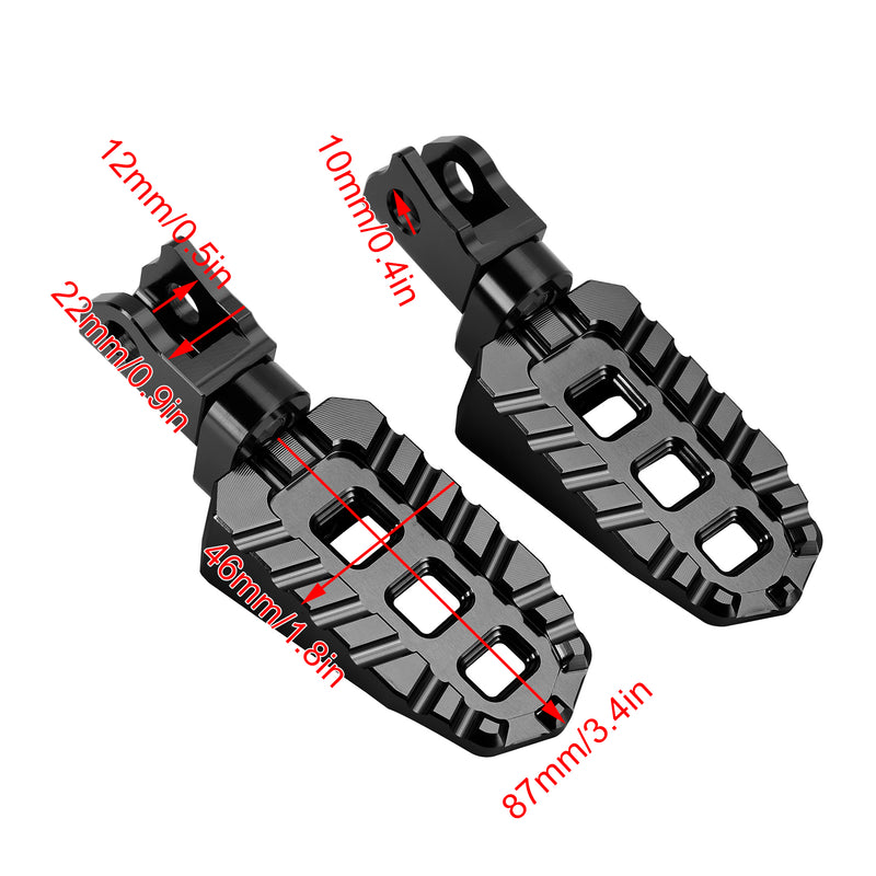 Front Footrests Foot Pegs fit for KAWASAKI KLX230S KLX230R 2020-2024