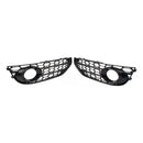 Front Bumper Honeycomb Fog Grille Cover For Audi A4 Allroad B8 2010-2015 Black