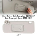 Gray Left Side Sun Visor 42478247 For Chevrolet Sonic 2012-2019
