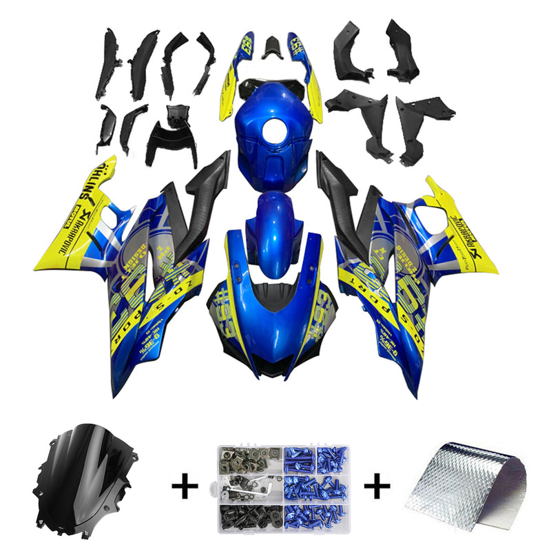Amotopart Yamaha YZF-R3 R25 2019-2021 Fairing Kit Bodywork Plastic ABS