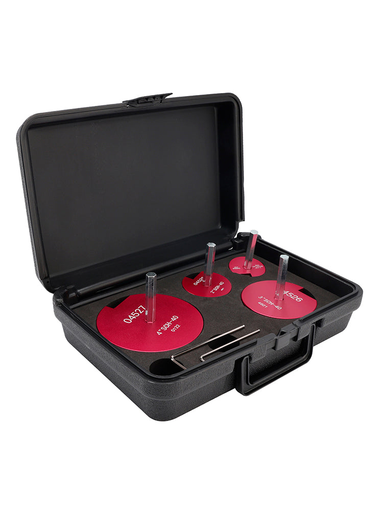 4Pcs PVC Pipe Reamer Plastic PVC Pipe Fitting Reamer Plumbing Tools Kit Fit