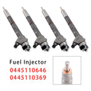 For VW AMAROK/CADDY/PASSAT B7/SCIROCCO III/ TOURAN 2.0 TDI 4PCS Fuel Injector 0986435167 0445110689