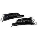 2PCS Front Bumper Fog Light Grille Cover Fit Audi A5 S-Line S5 2018-2019