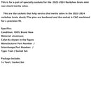 RockShox Brain Inertia Valve Tool 2022-2024–Socket Set for Specialized MINI Shock