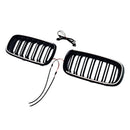 2014-2018 For BMW X6 F16 35i/35i xDrive/50i xDrive Double Slat Front Bumper Kidney Grille