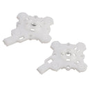 Left&Right Car Side Mirror Glass Lens Plastic Bracket Clip Holder for Honda