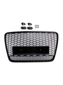 2005-2015 Fit for Audi Q7 Gloss Black Front Bumper Radiator Vent Mesh Grill Grille
