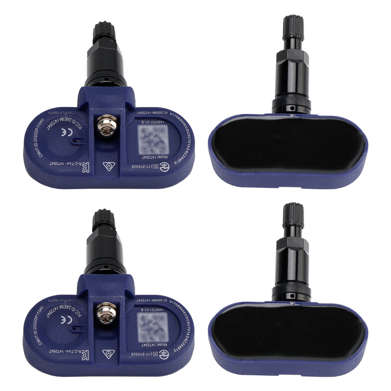 4Pcs Bluetooth TPMS Tire Pressure Sensor For Tesla Model 3 / S / X / Y 2021-2024