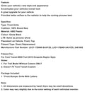 Front Bumper Grille 2467809 Fit Ford Transit MK8 Trail 2019-Onwards Raptor Style