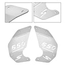 Kawasaki Vulcan S En Vn650 2015-2022 Engine Cover Plate Side Panel Silver For Cafe