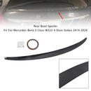 Carbon Fiber Look Rear Boot Spoiler For Mercedes-Benz S-Class W222 2014-2020