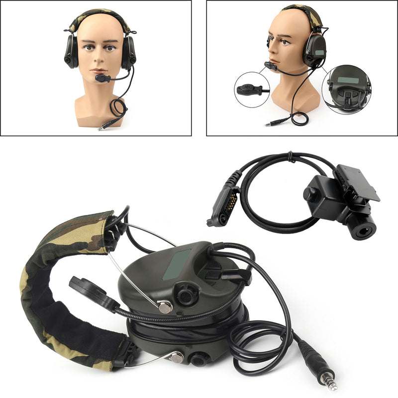 H60 Sound Pickup Noise Reduction CS Headset For Hytera PD600 PD602 PD602g PD605