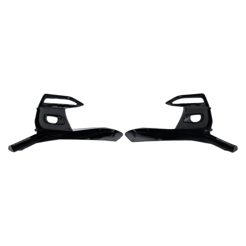 Bumper Fog Light Lamp Cover Black Grille Bezels For 2018-2020 Infiniti Q50 Sport