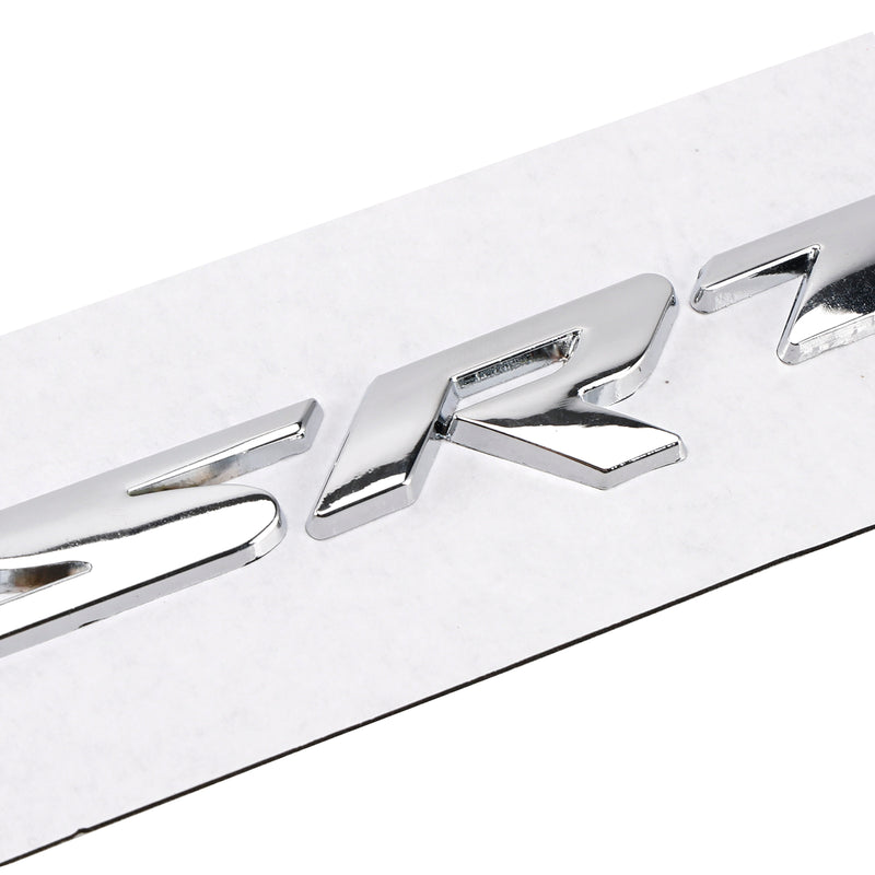 Rear Tailgate SRT Hellcat Decal Emblem for Challenger Trunk Lid Badge Silver