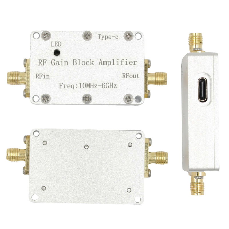 50m-6GHz Radio Frequency Amplifier 20dB 30dB High-Gain Front LNA Low Noise Signal