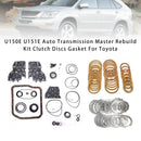 U150E U151E Auto Transmission Master Rebuild Kit Clutch Discs Gasket For Toyota