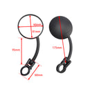 EASY CLAMP ON FOLDING MIRROR SET FOR ENDURO MX CROSS TRAIL ATV SUPERMOTO