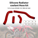 Silicone Radiator coolant Hose kit Fit For Honda CRF450R RX RWE 21-25