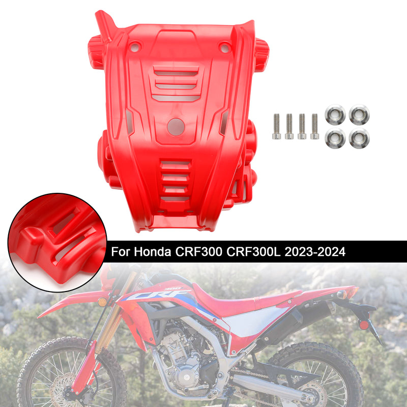 Skid Plate Engine Guard Crack Plastic For Honda CRF300 CRF300L 2023-2024