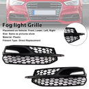 Front Lower Fog Light Cover Grille Grill Fit AUDI A3 S3 S-Line 2013-2016