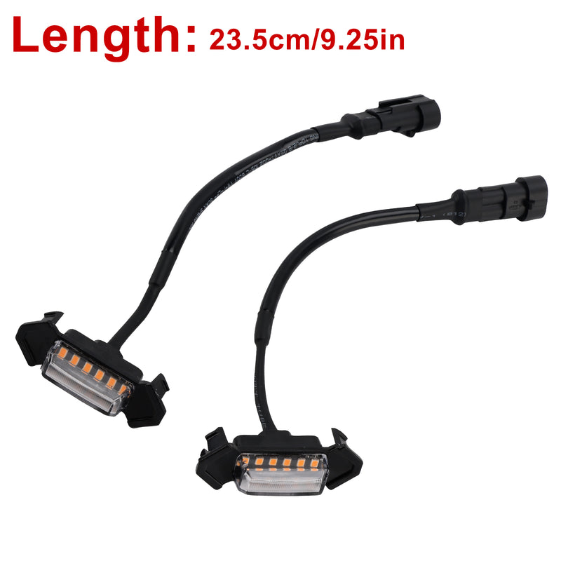 Clear Lens Amber Light Front Grille LED Light Kit Fit Toyota Tacoma 2016-2023
