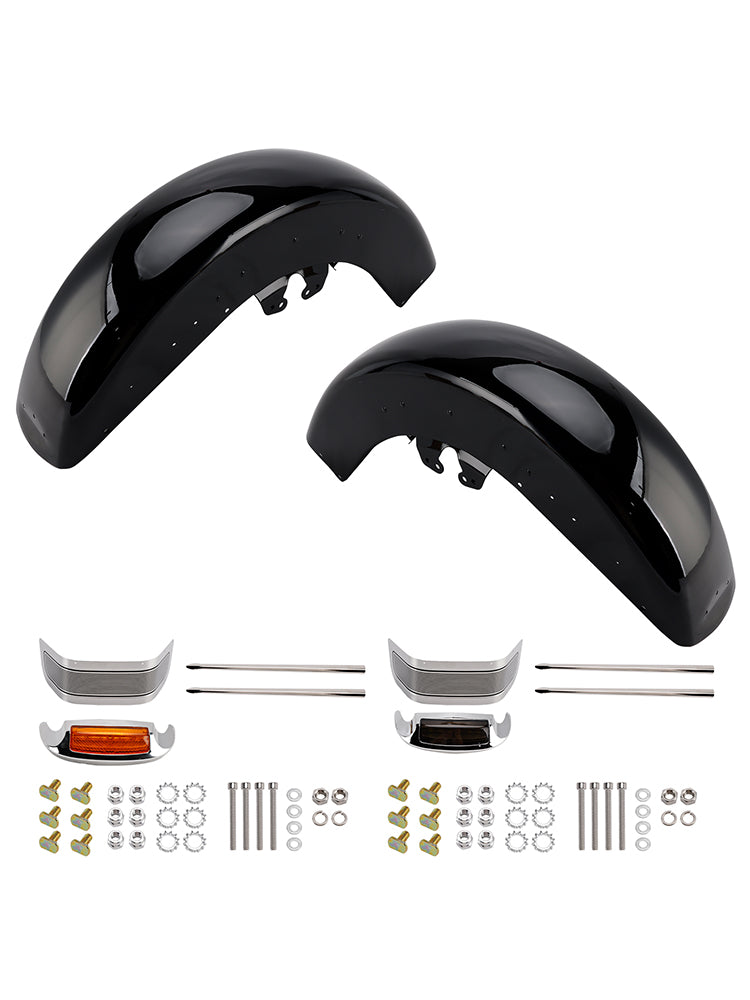 Steel Front Fender Mudguard For Touring Electra Glide Ultra Limited 2014-2024