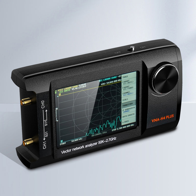 NanoVNA-H4 4" LCD 50KHz~2.7GHz VNA HF VHF UHF UV Vector Network Analyzer