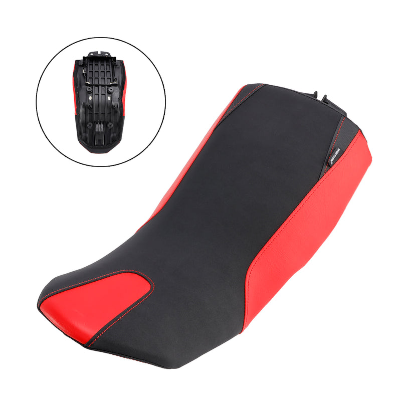 Front Driver Raider Seat Pillion Saddle Blue For Yamaha Tenere 700 2019-2024 Black