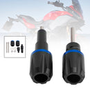 Aluminum Frame Crash Slider Protection Blue For Bmw F900R F750Gs F850Gs 19-23
