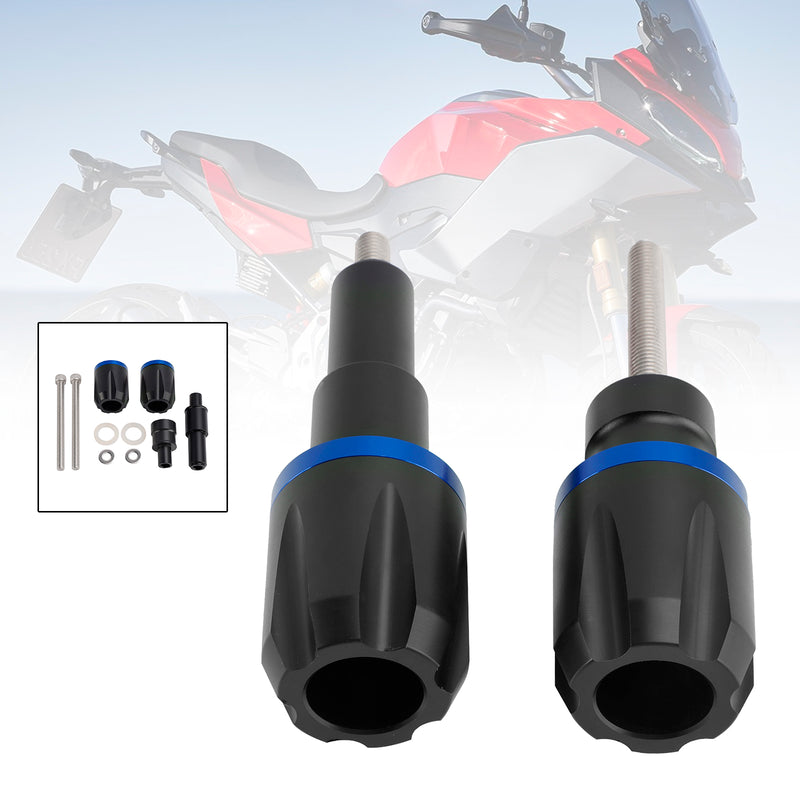 Aluminum Frame Crash Slider Protection Blue For Bmw F900R F750Gs F850Gs 19-23