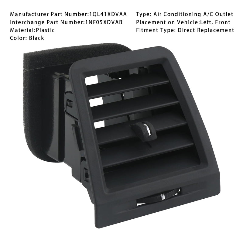 Left Side Heat Air Conditioning A/C Outlet Vent For Dodge Challenger 1QL41XDVAA